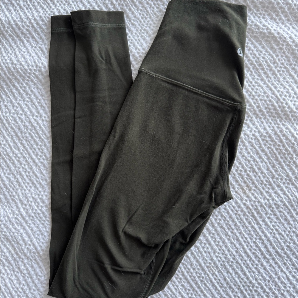 Lululemon Size 4 Olive Align Leggings